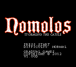 Nomolos - Storming the Catsle (demo) Title Screen